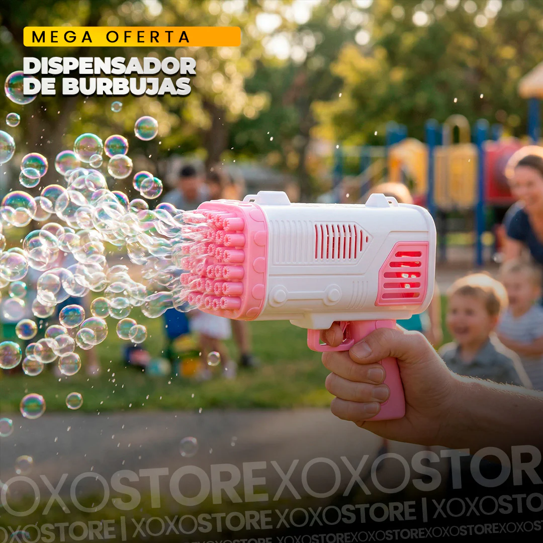 Bazooka De Burbujas Eléctrica recargable