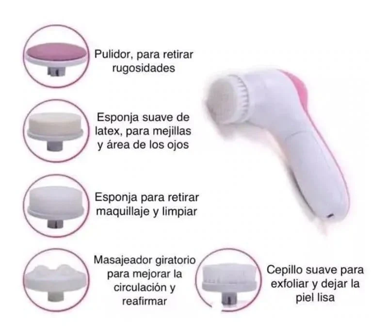 CEPILLITO MASAJEADOR FACIAL 5 EN 1 - Image 2