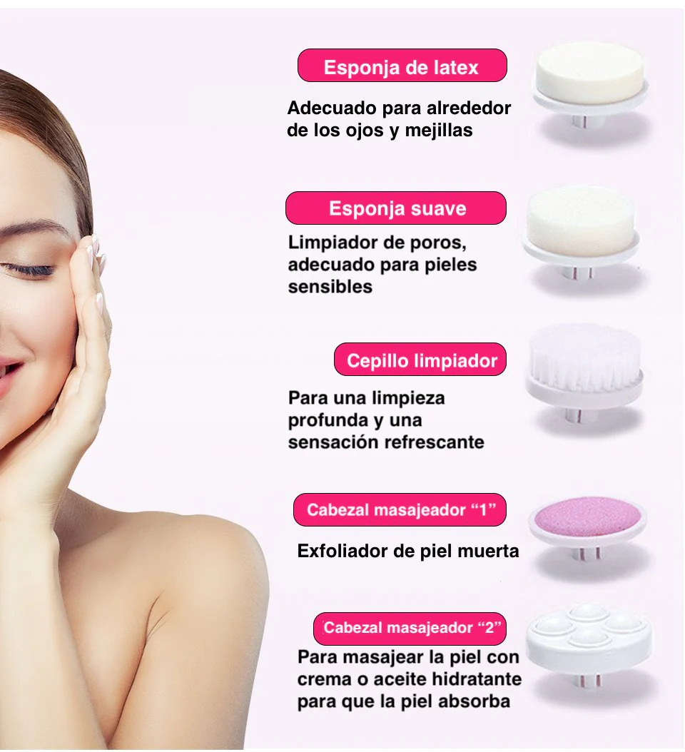 CEPILLITO MASAJEADOR FACIAL 5 EN 1 - Image 3