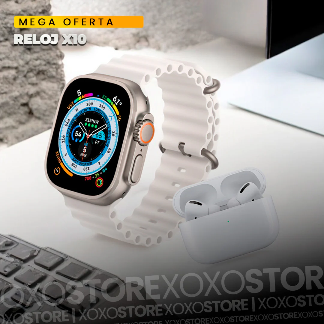 COMBO RELOJ X10 ULTRA +AUDIFONOS
