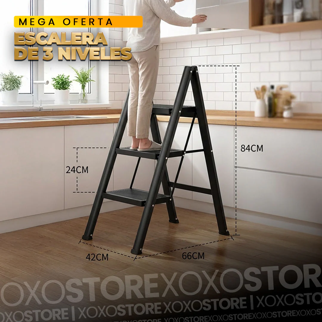 Escalera de 3 niveles