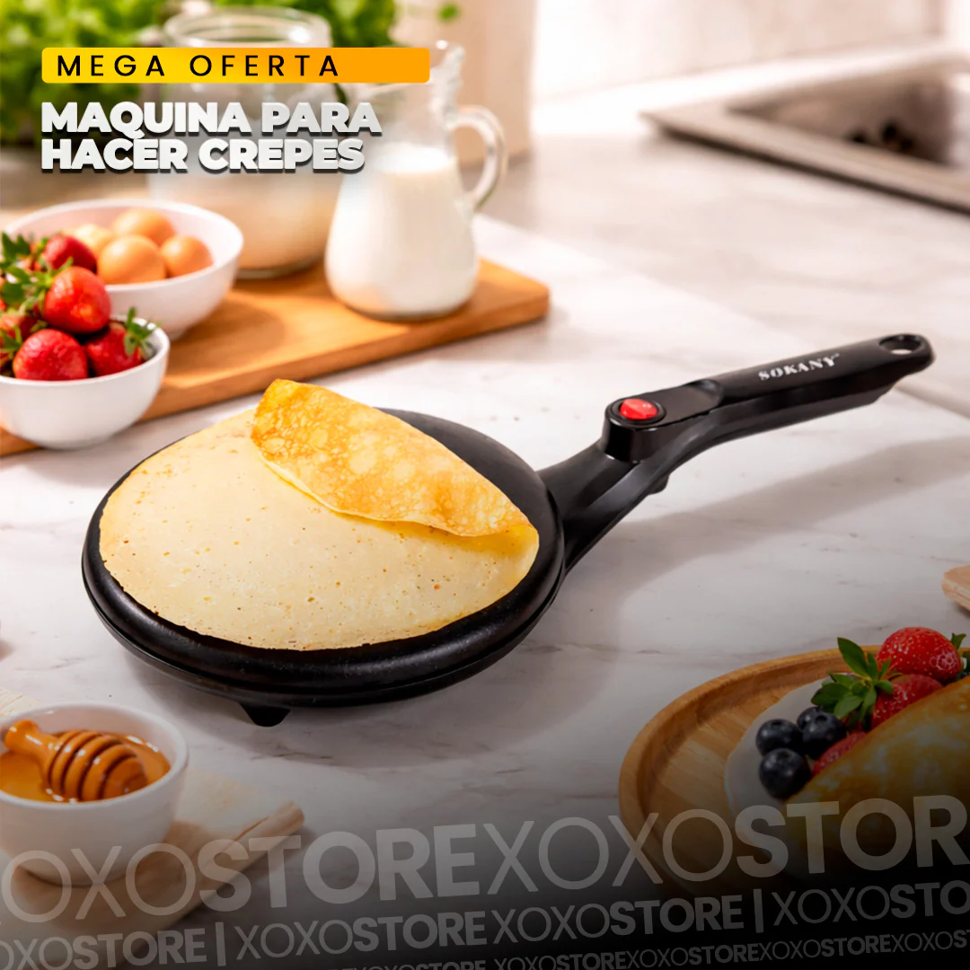 Maquina para hacer crepes