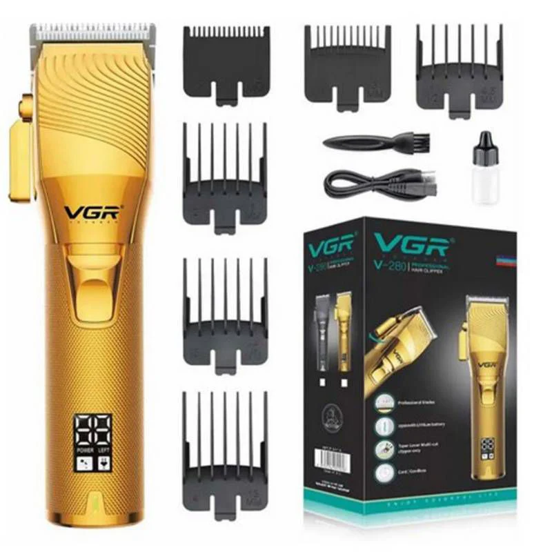 MAQUINA PELUQUERA VGR V-280 RECARGABLE GOLD LUXURY