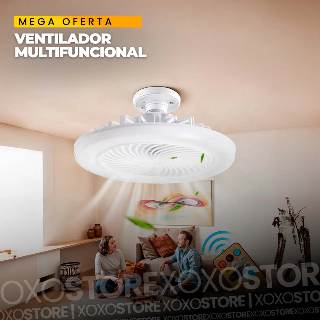 Humidificador Ventilador  con luz led